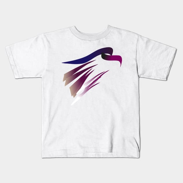eagle-2 Kids T-Shirt by calligraphysto